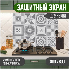 Защитный экран для кухни Teslaplast Мозаика с УФ-печатью 800-016