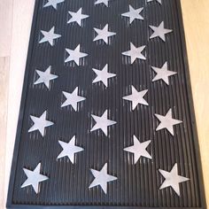 Коврик придверный резиновый Meta Classik Fibres 40x60 см звездочки 1089