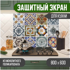 Защитный экран для кухни Teslaplast Мозаика с УФ-печатью 800-023