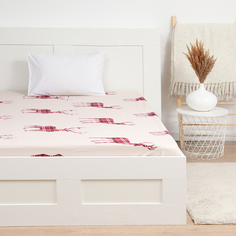 Простыня Этель Летний бриз синего цвета