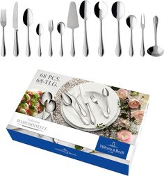 Набор столовых приборов Villeroy & Boch Mademoiselle, 68 предметов, 12 персон
