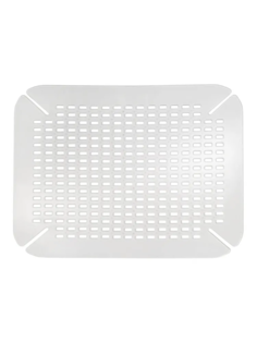 Коврик для раковины InterDesign Contour прозрачный пластик 35.5х40.6см