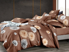 Постельное белье Cleo Art Color, 4 наволочки 70х70 и 50х70 семейное дуэт с рисунком