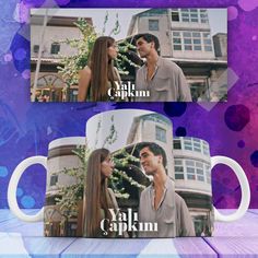 Кружка с принтом зимородок yali apkini Ферит Сейран сериал No Brand