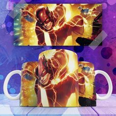 Кружка Флэш The Flash Барри Аллен фильм с принтом 330 мл No Brand