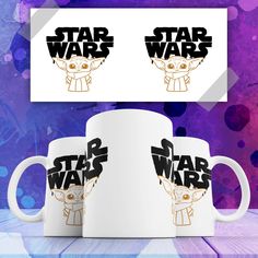 Кружка Звёздные войны Star Wars Йода с принтом 330 мл No Brand