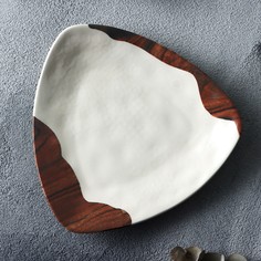 Тарелка керамическая Dolce Ceramo Фьюжен 18 х 18 см