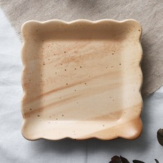Тарелка керамическая Dolce Ceramo Самоцвет 14 х 14 см