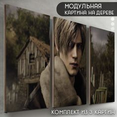 Модульная картина на дереве Бруталити игра Resident Evil IV - 6649