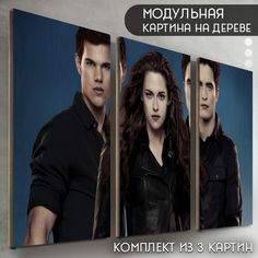 Модульная картина на дереве Бруталити Сумерки - 6595
