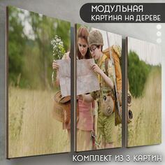 Модульная картина на дереве Бруталити Фильм Королевство полный луны - 6598