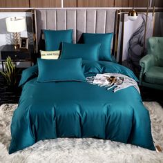 Комплект постельного белья Однотонный Сатин Элитный Viva - Home Textile