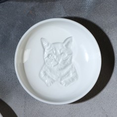 Соусник керамический Дорого внимание Коты 7,6 х 2 см