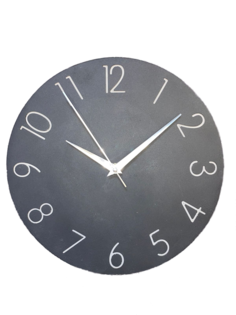 Часы настенные бетонные НЭО Concrete Time W 29 Black No Brand