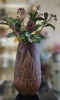 Стильная ваза ArAs Flowers Шоколад 25 см, 1 шт
