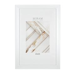 Фоторамка Мирам 20х30 см белое дерево