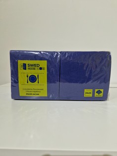 Салфетки SWED HOUSE Gratias Professionnal синий, 24х24 см, 1 слой, 400 шт