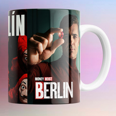 Кружка сериал Берлин La casa de papel Berln 330 мл No Brand