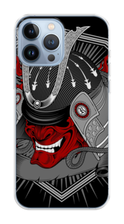 Чехол на Apple iPhone 13 Pro Max "Красная маска самурая" Case Place