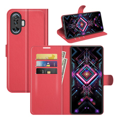 Чехол-книжка PRESTIGE с функцией подставки для Xiaomi Poco F3 (красный) Black Panther
