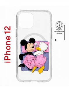 Чехол на iPhone 12/12 Pro MagSafe с принтом Kruche Print This is life с магнитом КruЧЕ