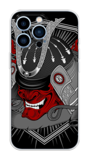 Чехол на Apple iPhone 13 Pro "Красная маска самурая" Case Place