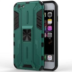 Противоударный чехол-подставка для iPhone 7/ 8/SE (2020, 2022) с защитой камеры (черный) Epik
