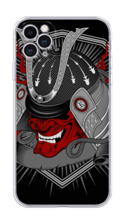 Чехол на Apple iPhone 11 Pro "Красная маска самурая" Case Place