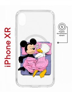 Чехол на iPhone XR MagSafe с принтом Kruche Print This is life противоударный с магнитом КruЧЕ