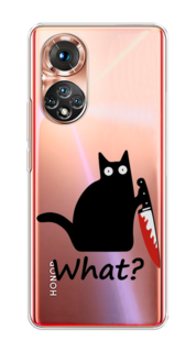 Чехол на Honor 50/Nova 9 "Котик с ножом" Case Place