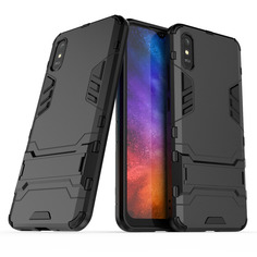 Противоударный чехол Transformer-2 с функцией подставки для Xiaomi Redmi 9A Black Panther