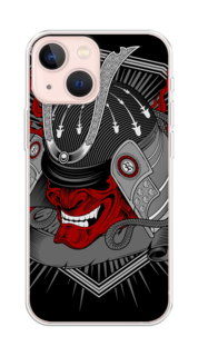 Чехол на Apple iPhone 13 mini "Красная маска самурая" Case Place