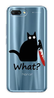 Чехол на Honor 10 "Котик с ножом" Case Place