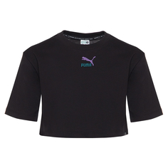 Подростковая короткая футболка GRL Cropped Tee Puma