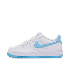 Кроссовки Nike Air Force 1 GS White Aquarius Blue