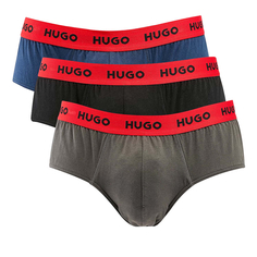 Мужские трусы Hipbrief Triplet Pack Hugo Boss