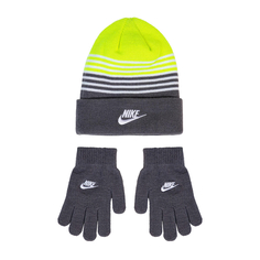 Шапка и перчатки Nan Striped Beanie & Glves Set Nike