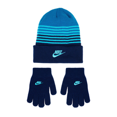 Детский набор: шапка и перчатки Nike Striped Beanie & Gloves Set