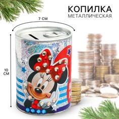 Копилка на новый год, 11х8х8 см, минни маус Disney