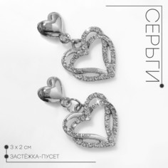 Серьги со стразами Queen Fair