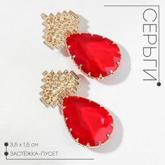 Серьги со стразами Queen Fair