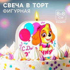 Свеча для торта PAW Patrol