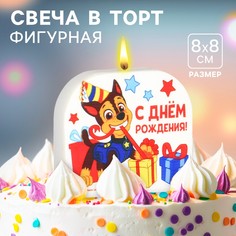 Свеча для торта PAW Patrol