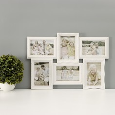 Фоторамка пластик на 6 фото 10х15 см No Brand