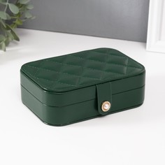 Шкатулка кожзам для украшений No Brand