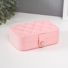 Шкатулка кожзам для украшений No Brand