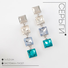 Серьги со стразами Queen Fair