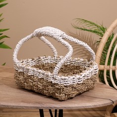 Корзина плетеная 35х25х30 см No Brand