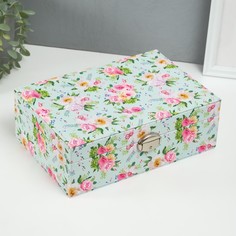 Шкатулка кожзам для украшений No Brand