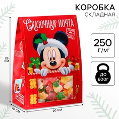 Коробка новогодняя подарочная складная Disney